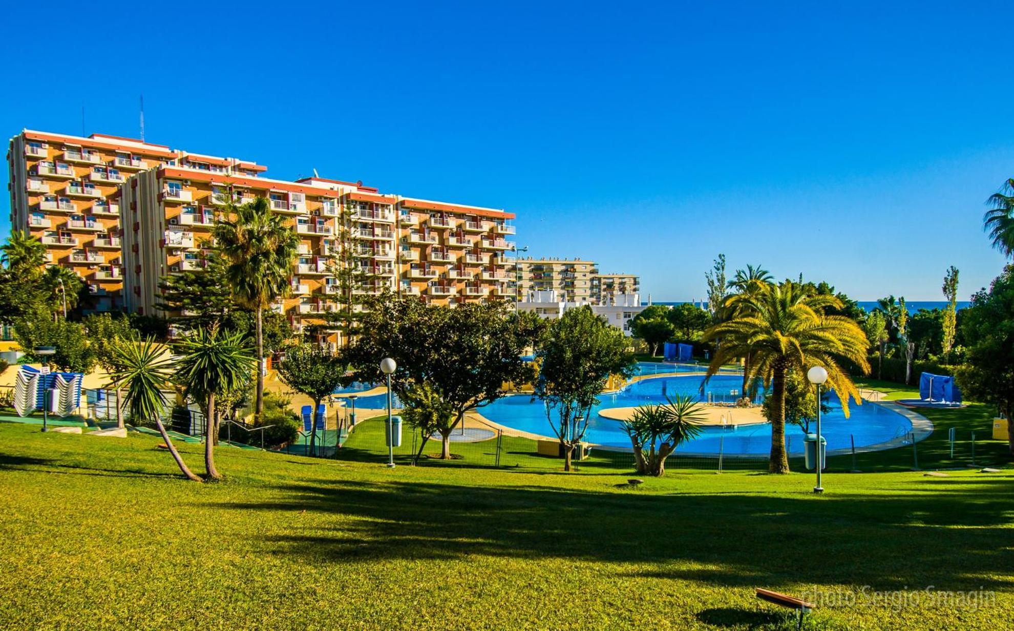 426 Estudio En Minerva Apartamentos - Vista Al Jardin - Piscina Y Playa 贝纳尔马德纳 外观 照片
